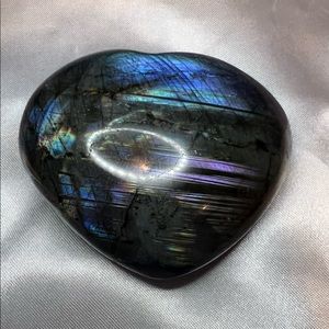 Large Labradorite Heart